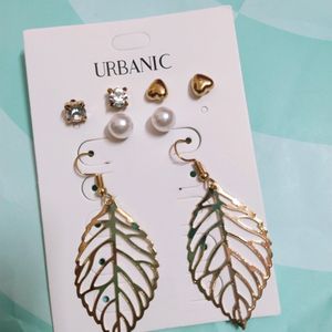 Pack Of 6 Earrings Set Trendy