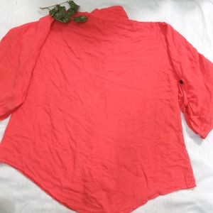 Light Orange Shirt For Women