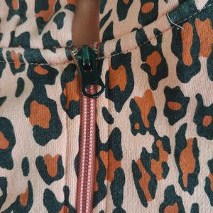 Peach Leopard Jacket