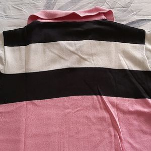 Pink And Black Tshirt