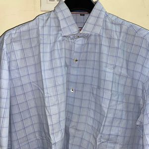 Men Checked Cotton Formal Shirt