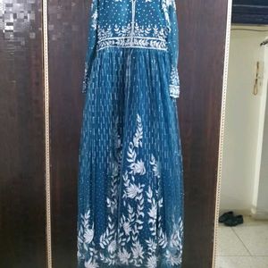 Beautiful Pearl Work Party Wear Gown