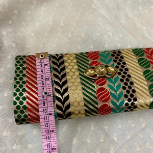 Brand New zari Clutch