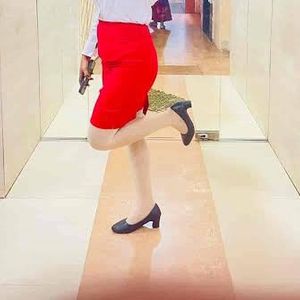 2 Red Skirts Combo For Girls