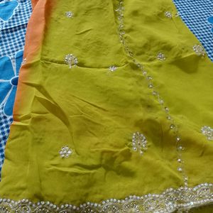 Unstitched Lehenga Choli Fabric And Duptta