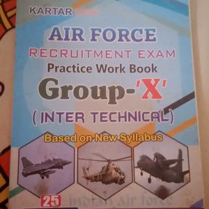 Air Force Recruitment Exam Practice Book Group X