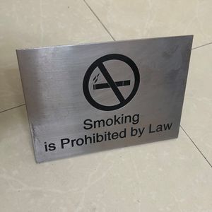 No Smoking table stand (Metal)