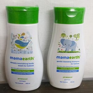 mama earth Body Wash & Shampoo For Baby