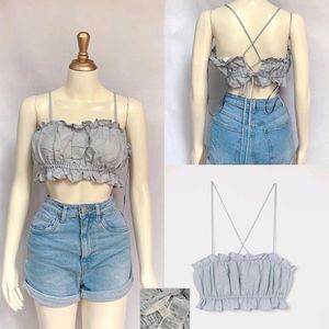 Strappy Backless Cropped Top