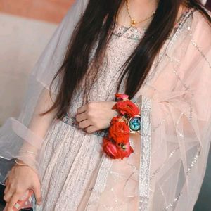 Eng Dress Pink Nyra With Plazzo And Dupatta