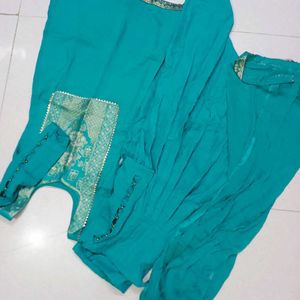 Woman Suit Salwar With Dupatta