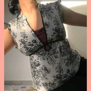 Vintage Floral Top