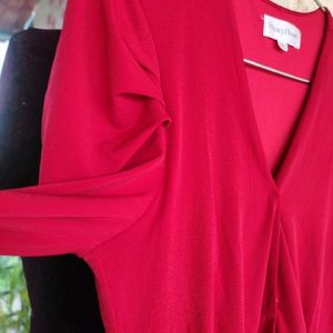 U.S BRAND Vibrant Red Dress