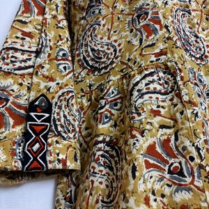 Siyahi Kalamkari Kurti