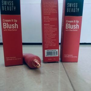 SWISS BEAUTY CREAM IT UP BLUSH WITH Shea Butter