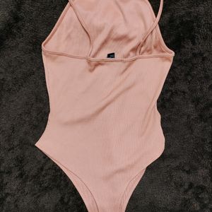 Peach Bodysuit From Forever 21