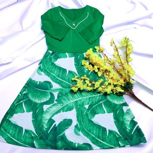 ☘️ Women Floral Middi Dress ☘️