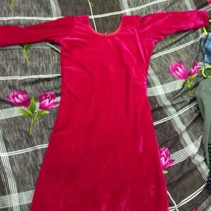 Velvet Kurti 32" Size