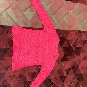 Crochet Pink Top