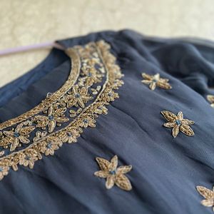 Custom Asymmetrical Sharara Set Of Two