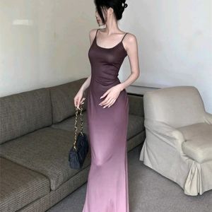 NEWME Purple ombre maxi dress