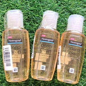 Neutrogena Deep Clean Facial Cleanser Pack Of 3