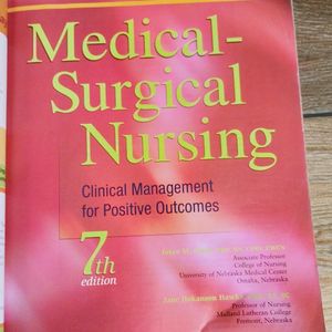 Medical Surgical Nursing