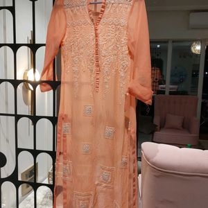 Handwork Chikankari Kurti (free Inner)