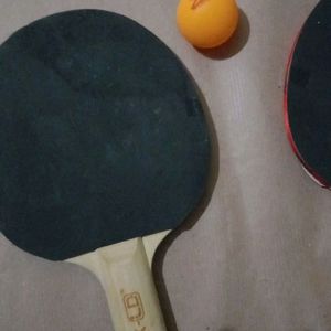 2 Table Tennis Racket + 1 Ball