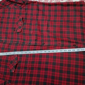 Lee Cooper Men Red Checks Regular Fit Casual Shirt