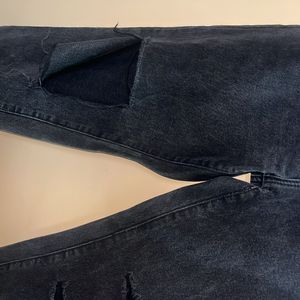 Shein Jeans In Charcoal Colour