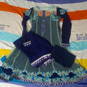 Beautiful Party Wear Dress With Dupatta And leggin