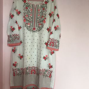 Pakistani Long Partywear Suit