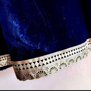 Velvet Fully Stitchd Lehnga Choli With Dupata