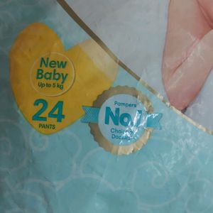 pampers premium care pants for new baby upto 5 kg 24 pants