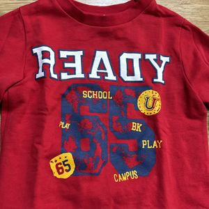 Kids Red Sweatshirt