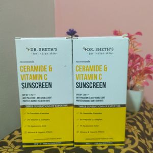 Dr Sheths Cetamide And Vitamin C Sunscreen