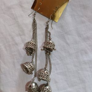 Multiple Chain Earrings, Jhumkas For Women &  Girls