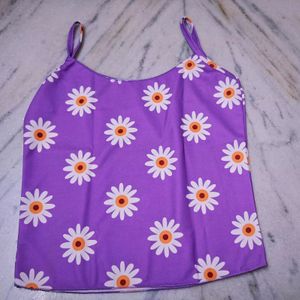 Purple Crop Top