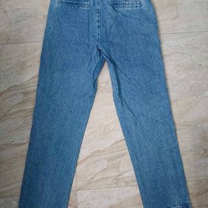 ZARA High Waisted Straight Leg Baggy Jeans