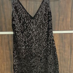 Black Sequin Mini Dress❤️