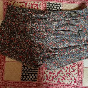 Ditsy Print Bum Shorts