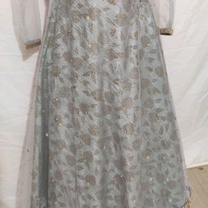 Beautiful Shrug Pattern Gown