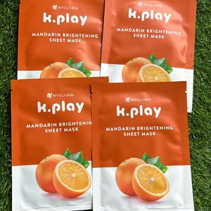 K Play Sheet Mask Pack Of 4