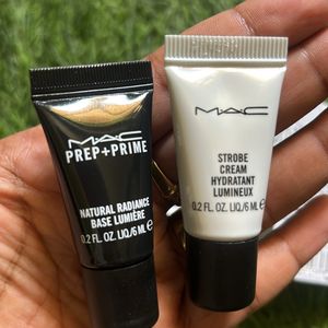 MAC PRIMER ,STROBE CREAM& SETTING SPRAY COMBO