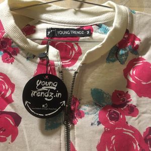 all seasons floral ladies jacket