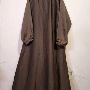 Open Front And Pocket Abaya