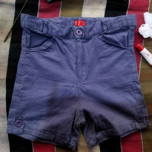 Women cotton High waist shorts