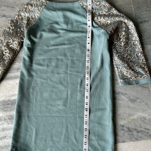 BLUE SHORT KURTI