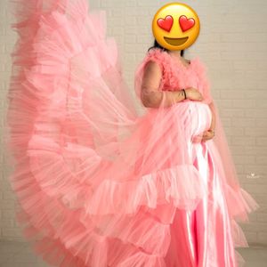 Designer Maternity shoot gown